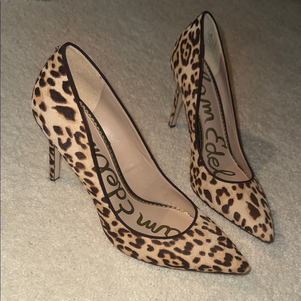 Sam Edelman Animal Print Heels